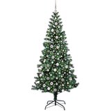  Umjetno predsvijetljeno božićno drvce Zelena 240cm PVC i metal | shoptok.hr