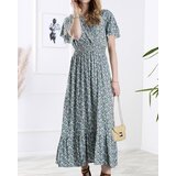 Resti Women's floral midi dress in purple- Clothing | Shoptok.si