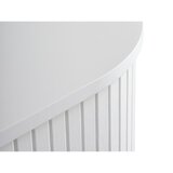 Unique Furniture Bela komoda z drsnimi vrati 180x76x45 cm Nola – | Shoptok.si
