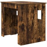  Jedilna miza 180 x 85 x 75 cm Inženirski les Dimljen hrast, (5000268866) | Shoptok.si