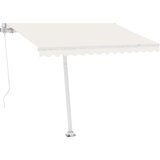 vidaXL Prostostoječa ročno zložljiva tenda 300x250 cm krem, (20728640) | Shoptok.si