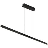 Globo Viseća LED svjetiljka Dentsy (53 W, Neutralno bijelo, Crna, D x Š x V: 150 x 9 x 120 cm) | shoptok.hr