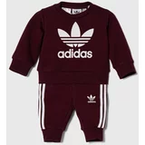 Adidas Komplet za dojenčka rdeča barva