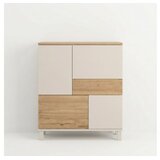 Hanah home Multifunkcionalna komoda, krem Slike