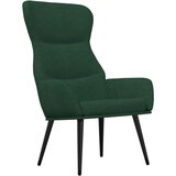  Stolica za opuštanje sa stolcem za noge od tkanine tamnozelena | shoptok.hr
