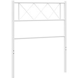  Metalno zamjensko uzglavlje bijelo 100 cm | shoptok.hr