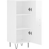  Komoda sjajna bijela 34,5 x 34 x 90 cm od konstruiranog drva | shoptok.hr