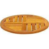 Stolna ploča Ø 50 x 2 cm okrugla od masivnog bagremovog drva | shoptok.hr