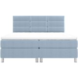 CARRYHOME POSTELJA Z VZMETNICO 140 cm x 200 cm , tekstil modra | Shoptok.si