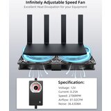 RUIZHI 12 V Ventilator Z Nastavljivo Hitrostjo za PC, Prenosnike in Konzole | Shoptok.si