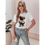 DStreet T-shirt damski z misiem MISZELKA biały | Shoptok.si