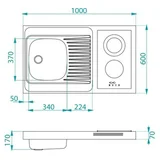 sudoper COMBI CERAL 100 LIJEVI