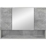  Ogledalo ormar Betonski sivi 80 x 17 x 55 cm Konstruirano drvo | shoptok.hr