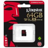 Kingston Canvas Select React Micro SD 64GB SDCR/64GBSP memorijska kartica Cene