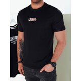 DStreet Koszulka męska z nadrukiem czarna | shoptok.hr