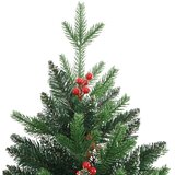  Umjetno božićno drvce sa šarkama i crvenim bobicama 240 cm | shoptok.hr