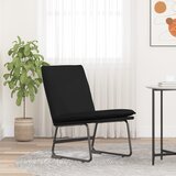  Ležaljka crna 52 x 75 x 76 cm od tkanine | Eponuda.com
