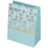  Darilna vrečka, srednja, happy birthday (75067) Cene