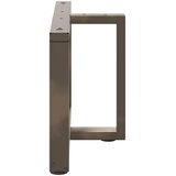  Noge za klub stolić T-oblika 2 kom Crne 70x25x(42-43) cm Čelik | shoptok.hr