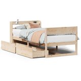  Okvir kreveta bez madraca 75 x 190 cm od masivne borovine | shoptok.hr