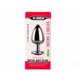 X-Men Analni Čep Secret Shine Heart Red (m) | Shoptok.si