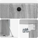 TV ormar za zid 59,5 x 41 x 30 cm Siva Sonoma Konstruirano drvo | shoptok.hr