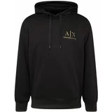 Armani Exchange Sweater majica tamno bež / crna