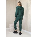 Kesi Set 3in1 sweatshirt + top + pants green | shoptok.hr