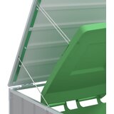  Spremište za 3 kante za otpad zelena 216x81x115 cm čelično | shoptok.hr
