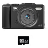 INF Retro brezzrcalni fotoaparat 75MP, 5K video, 180° zaslon Black, (5000324325) Cene