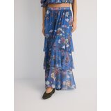 Reserved Midi suknja s volanima - šaren | shoptok.hr