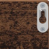 vidaXL Stenske police s polico 2 pcs Staro les 80 x 11.5 x 18 cm | Shoptok.si