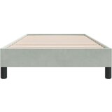 Box Spring krevet bez madraca svijetlo sivi 80x210 cm samt | shoptok.hr
