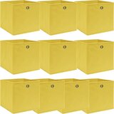  Kutije za pohranu 10 kom žute 32 x 32 x 32 cm od tkanine | shoptok.hr
