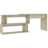 Maison Chic Kotna Pisalna miza - pisarniška miza - Računalniška miza sonoma hrast 200x50x76 cm iverna plošča, (21784978) Cene