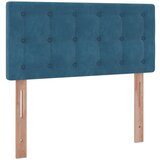 vidaXL Okvir kreveta s madraca tamnoplavi 90x200cm baršunasti | shoptok.hr