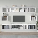  6-dijelni set TV ormarića bijeli od konstruiranog drva | shoptok.hr