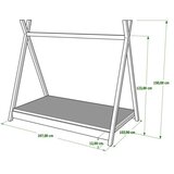  dječji krevet Tipi - bijeli - 190*90 cm | shoptok.hr
