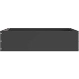 vidaXL Ograda oko Travnjaka Crna 50 x 50 x 13 cm Čelik | shoptok.hr