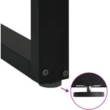  Noge za blagovaonski stol U-oblik 2 kom Crne 100 x (72-73) cm Čelik | shoptok.hr