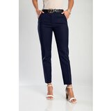 Fenzy Elegantne Dolge Hlače, Temno Modre | Shoptok.si