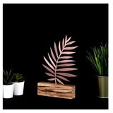 WALLXPERT decorative object figure palm leaf bronze | ePonuda.com