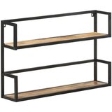  Zidna polica 80 x 20 x 60 cm od grubog drva manga | shoptok.hr