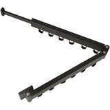  Teleskopska produžna zidna sušilica 90cm crna | shoptok.hr