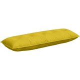 vidaXL Poglavni vzglavnik Rumena 140 x 50 cm Žametna tkanina | Shoptok.si