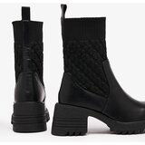 Resti Black women's Acigog flat heeled boots | ePonuda.com