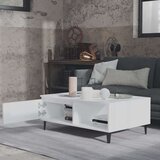  Stolić za kavu bijeli 90 x 60 x 35 cm od iverice - Bijela 1 | shoptok.hr