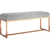 The Living Store Klop siva 110x36x45 cm žamet - Klop, (21494821) | Shoptok.si