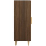  Komoda boja smeđeg hrasta 34,5x34x90 cm konstruirano drvo | shoptok.hr