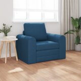 vidaXL Floor Sofa Krevet 2-u-1 Plava 98x71x83 cm Tkanina | shoptok.hr